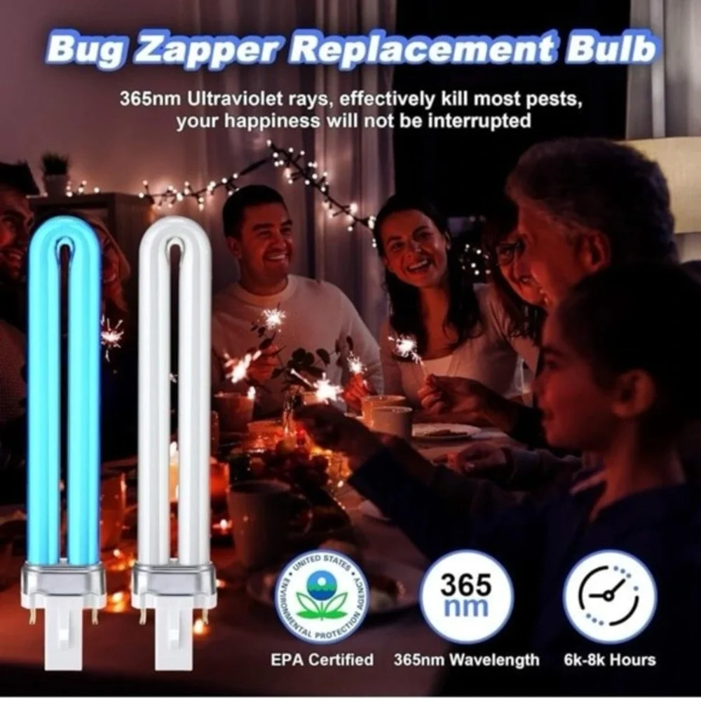 3 Pack 9W Bug Zapper Replacement‎ Bulbs Compatible with Dynatrap light bulbs